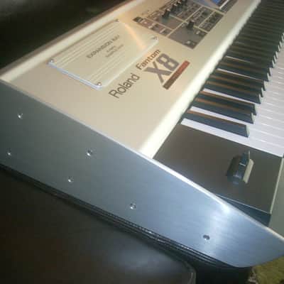 Roland Fantom-X8 88-Key Workstation Keyboard 2003 - 2004 - Silver image 3
