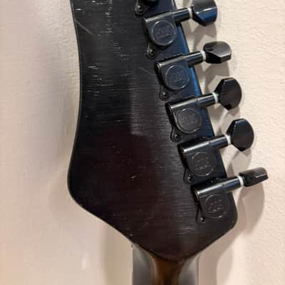 Unbranded Strat-style HH guitar with Floyd Rose - Neon Green image 6