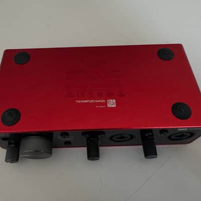 Focusrite Scarlett Solo 3rd Gen USB Audio Interface 2019 - Present - Red / Black image 5