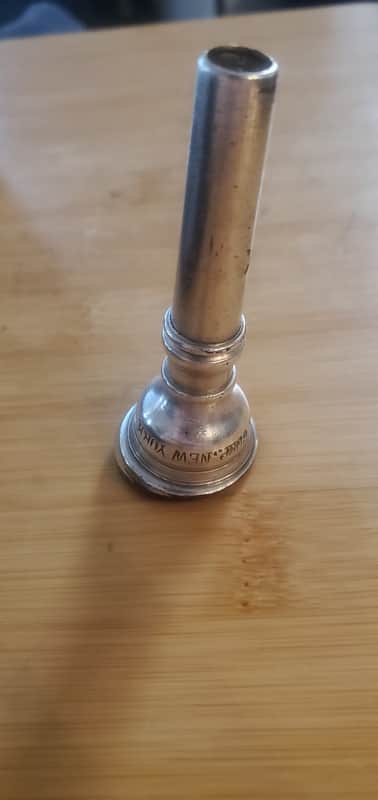 Bach [MODIFIED] Vincent Bach Corp., New York 7 Cornet Mouthpiece (Vintage: ~30's) image 1