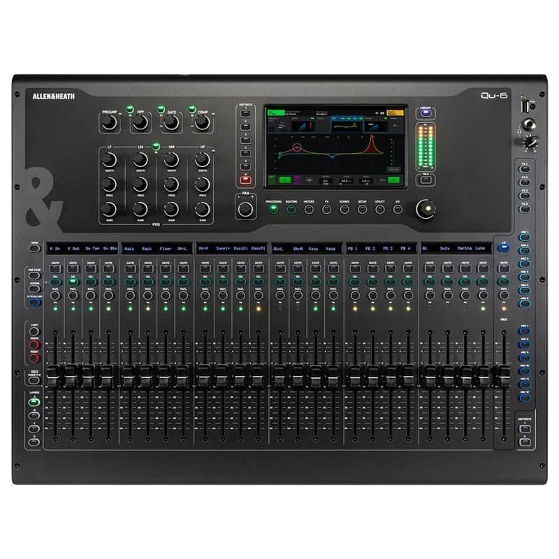 Allen & Heath Qu-6 38-channel Digital Mixer image 1