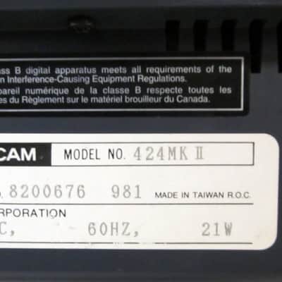 Used TASCAM 424 MK II Portastudio 4 Track Cassette Recorder VGC image 19