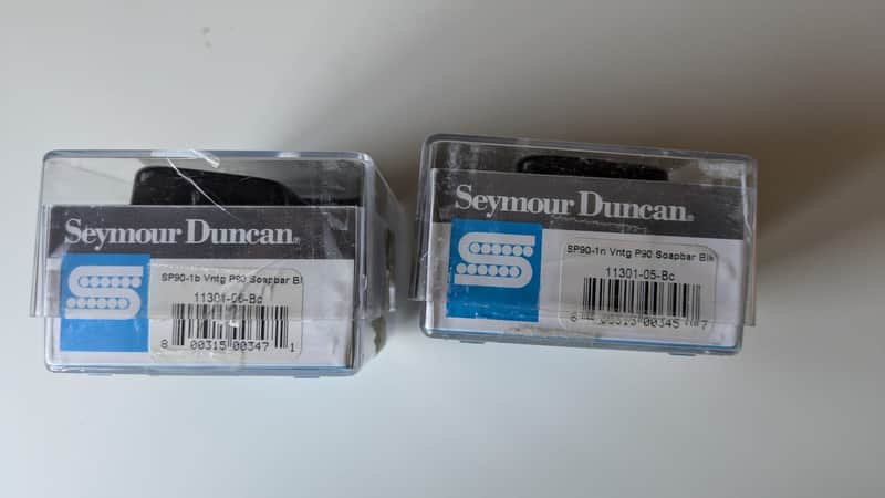 Seymour Duncan Seymour Duncan SP90-1 Vintage Soapbar P-90 Neck Pickup - black