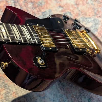1994 Gibson Les Paul Studio with Ebony Fretboard- Wine Red and Hard Case image 9