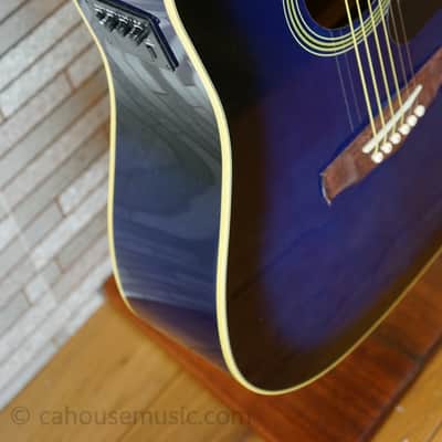 Ibanez PF15ECE Performance - Trans Blue Sunburst image 7