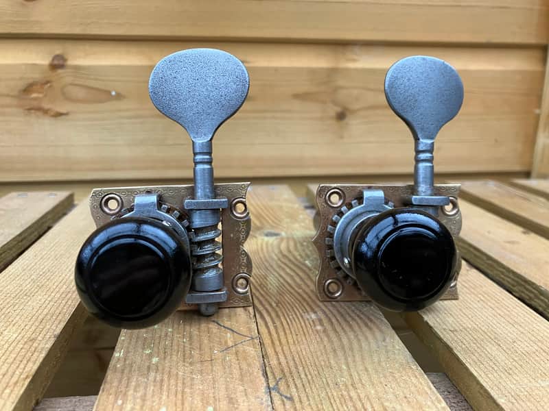 Double Bass Hat Peg Tuners - Original German Vintage Tuners Excellent Condition image 1