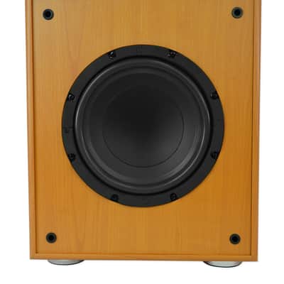 Rockville Rock Shaker 8" Classic Wood 400w Powered Home Theater Subwoofer Sub image 4