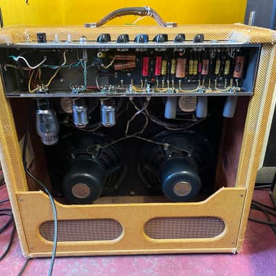 Fender Narrow Panel Tweed Bassman -  5F6 (1957) image 3