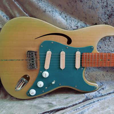 GB Liuteria Traditional Strato semi hollow green image 10