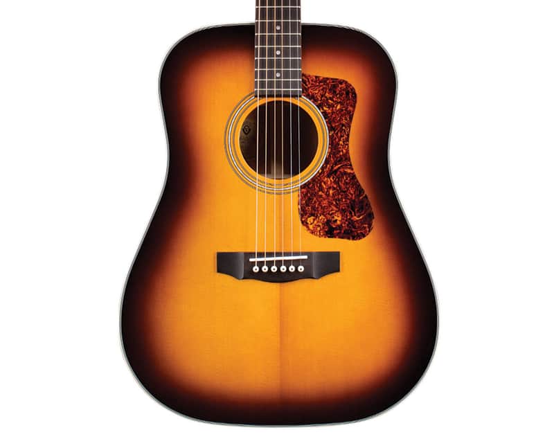 Guild D-140 Dreadnought Acoustic Guitar - Natural Antique Burst - Open Box image 1