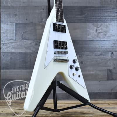 Gibson 70's Flying V - Classic White with Hard Shell Case image 10
