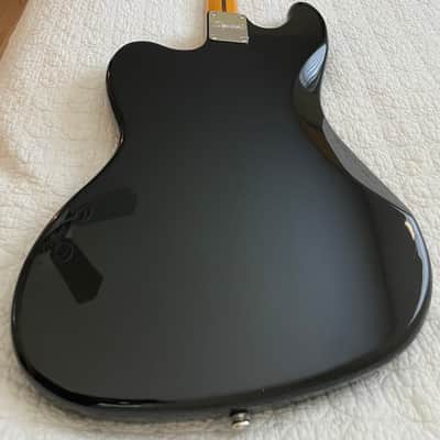 Squier Classic Vibe Bass VI, black, has chip on back, otherwise mint image 9