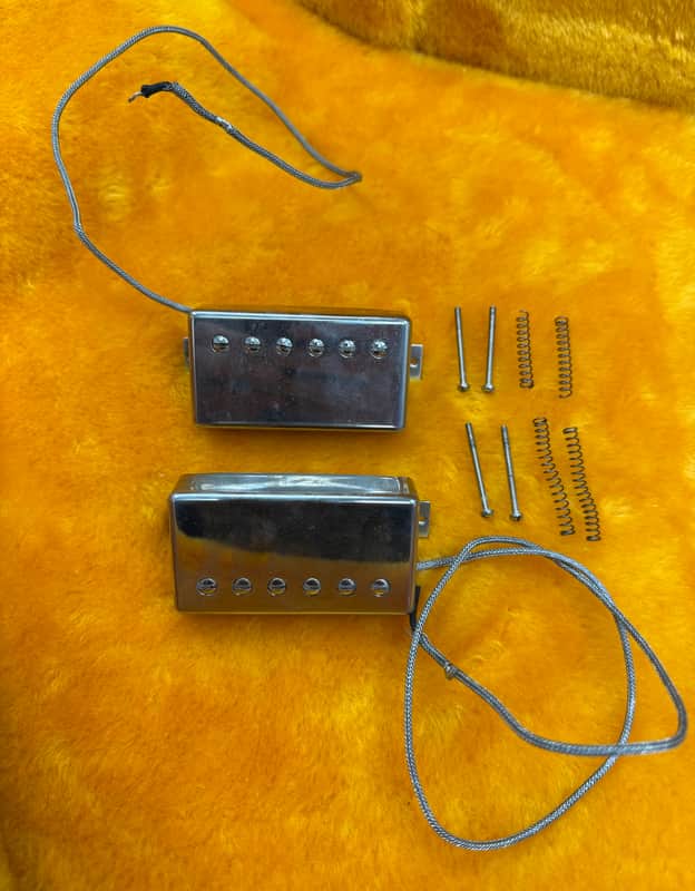 Gibson Burstbucker Type 1 Humbucker SET - 2010s - Nickel image 1