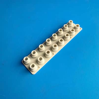 CASIO WK-1630 WK-3000 Keyboard Part: 8-Key Conductive Pad Contact Strip White