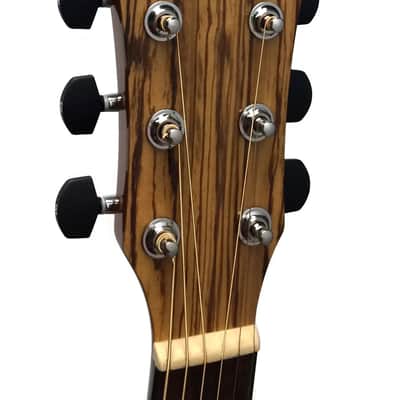 Ibanez AEW40ZW Exotic Wood Zebrawood Acoustic-Electric Guitar image 10