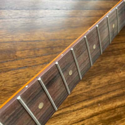 Roasted Maple Strat Neck fits fender Stratocaster body 22 frets image 8