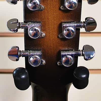 1995 Dobro USA DM-33H DM33H Chromed Brass Resonator Round Neck Guitar w Etched Hawaiian Motif Excellent Condition w OHSC and Booklet. image 5
