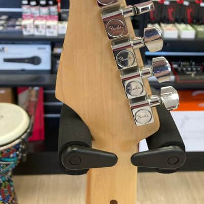 Fender FSR "Splattercaster" Standard Splatter Stratocaster with Rosewood Fretboard 2003 - 2004 - Graffiti Yellow, Dakota Red, Orange, Sage Green Metallic, and Blue Agave Swirl over Olympic White image 5