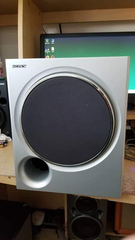 SONY HOME THEATER AUDIO SUB-WOOFER SPEAKER 100 WATTS RMS XLNT! image 1