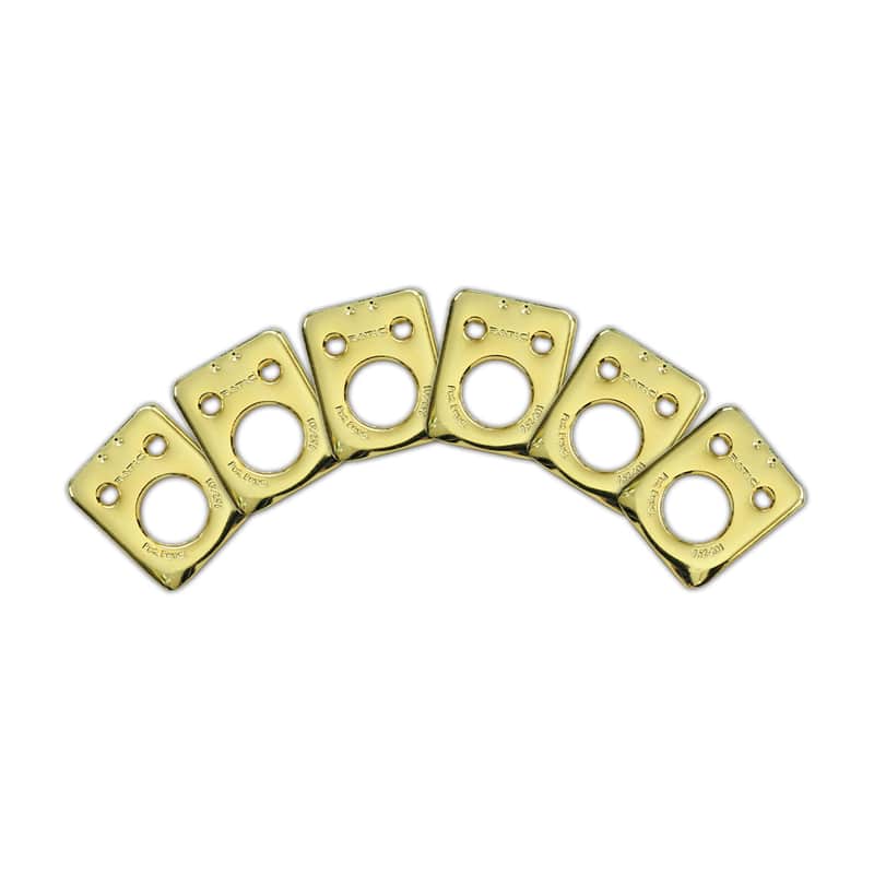 Graph Tech Ratio InvisoMatch Plates Fender Style 2 Pin Hole - Gold (6 set) image 1