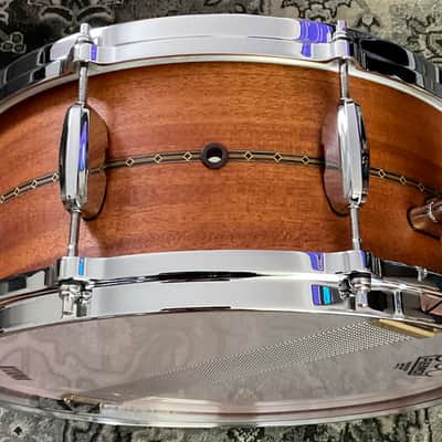 Tama Star Solid Mahogany Snare Drum 6x14” Oiled Natural Mahogany (TLH146S-OMH) image 4