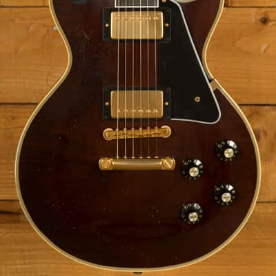 Gibson Custom Murphy Lab 1968 Les Paul Custom | Dark Walnut - Light Aged image 1