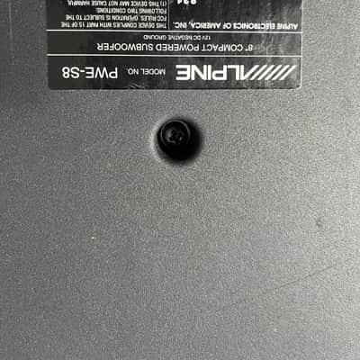Alpine PWE-S8 2018 - Black Compact 8 Inch Car Subwoofer image 10