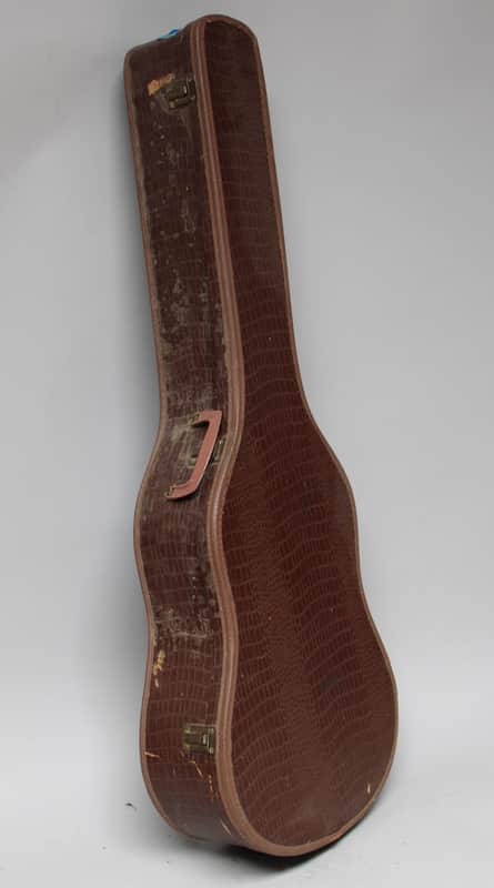 1950's/1960's Gibson LG-Style 'Alligator' Case Brown image 1