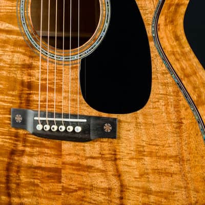 Martin J-42 Custom Exceptional Figured Koa with Paua Pearl and Koa Inlays NEW image 7