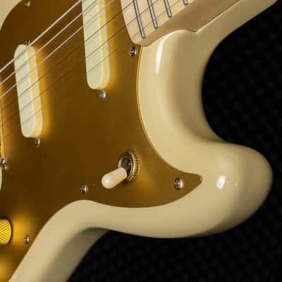 Squier Duo-Sonic 50s Desert Sand Gold Upgrade image 11