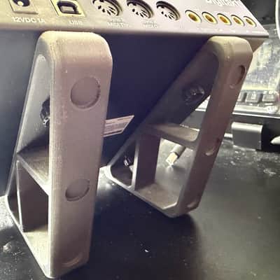 Elektron Digitakt MK1 + Decksaver, Wooden Buttons & Custom Desktop Stand image 2