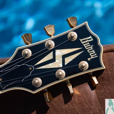 1989 Burny RLC-60 - 60's Style Les Paul Custom w Long Tenon, Open Book Headstock & Split Diamond Inlay - Made in Japan - Pro Set Up w Perfect Frets/Action/Intonation! image 2