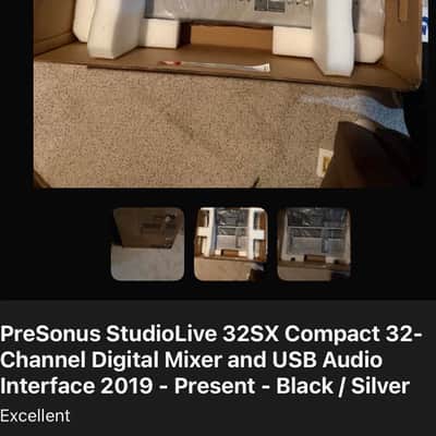 PreSonus StudioLive 32SX Digital Mixer and USB Audio Interface 2019 - Present - Black / Silver image 2