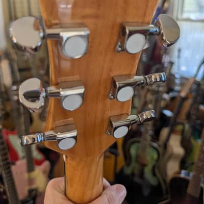 Dean Exotica Quilt Ash Acoustic Electric Guitar Gloss Natural-Left-Handed image 7
