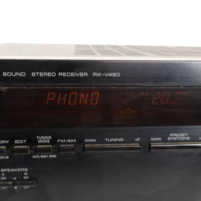 Yamaha RX V480 Receiver HiFi Stereo Vintage Phono 5 Channel AM/FM image 2