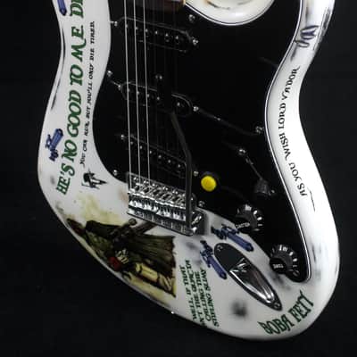 Custom Painted And Upgraded Fender Squier Strat Affinity Series (Aged and Relic'ed) Electric Guitar image 3