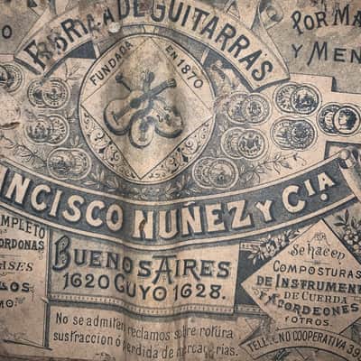 Manuel Dominguez Fabricated For Francisco Nuñez 1904 - French Polish image 1