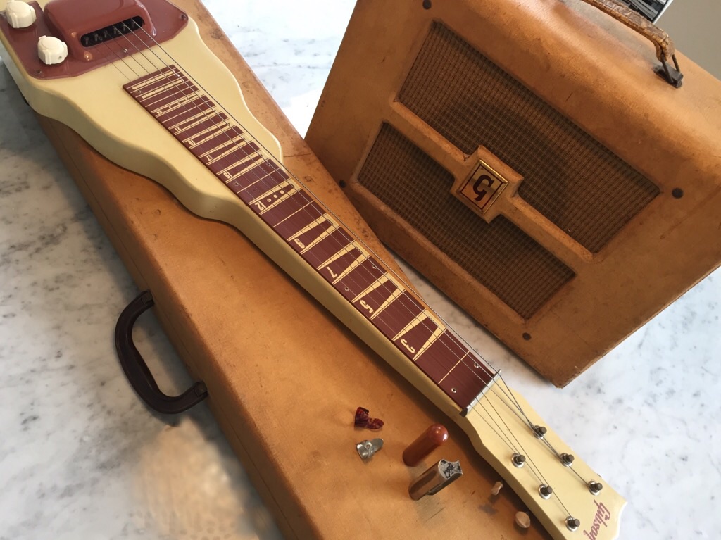1950's Gibson BR-9 Tube Amp Vintage Collector Lap Steel Guitar Amp Rare