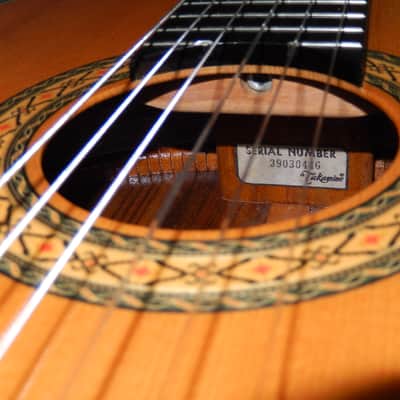 HAND MADE IN 2001 - TAKAMINE No10 - SWEET AND POWERFUL CLASSICAL CONCERT GUITAR image 6
