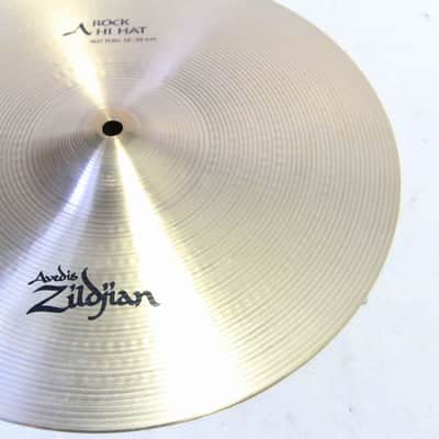 ZILDJIAN A.Zildjian ROCK HI-HAT 14-inch 1310/1494 Zildjian Hi-Hat Cymbal (06/26) image 8