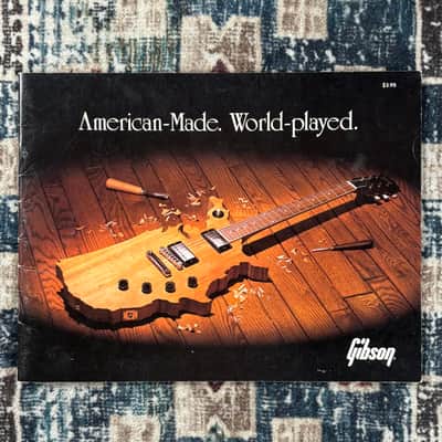 1983 Gibson American-Made. World-Played Guitar Catalogue! E19-1 image 1