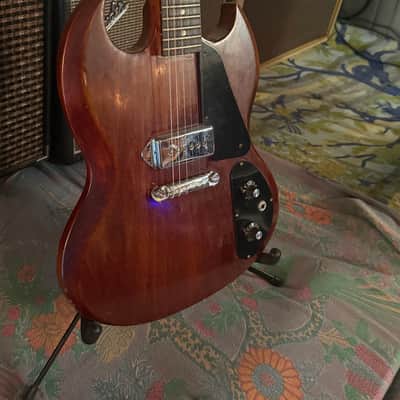 1 of 272 Gibson SG I 1972 - 1974 - Walnut SG 100 RARE TRANSITIONAL MODEL image 2