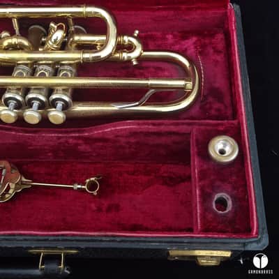 NY Bach Stradivarius Mt. Vernon N.Y 37 ML 112 leadpipe cornet mouthpiece gamonbrass image 6