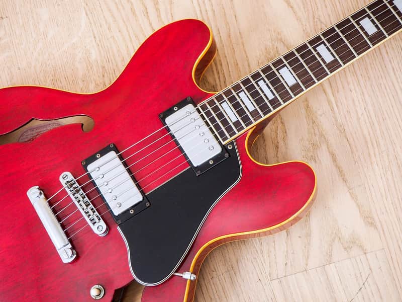 1978 Greco SA-550 Vintage Semi-Hollowbody Guitar Cherry 335 Japan