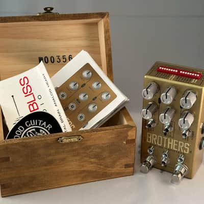 Chase Bliss Audio Brothers Analog Gainstage 2017 - Gold w/midi port box image 1