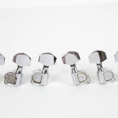 1970s-1980s VINTAGE Schaller Chrome 3x3 Tuners Made in W. Germany for Gibson Les Paul/SG image 3