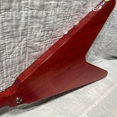 2005 Gibson Flying V Faded w/Jimi Hendrix Inspired Vibrola and Custom Paint Made in USA image 11