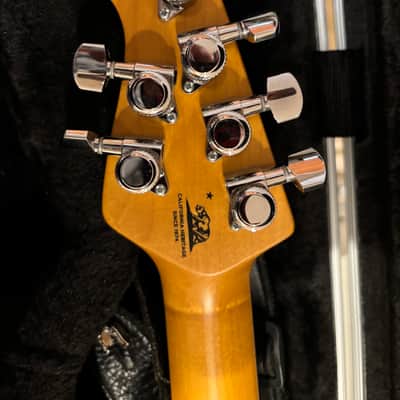 Ernie Ball Music Man Cutlass HSS Kaser B-52 2018 - 2021 - Vintage Turquoise Blue - OHSC, Tremolo, Strap, Strap Locks image 12
