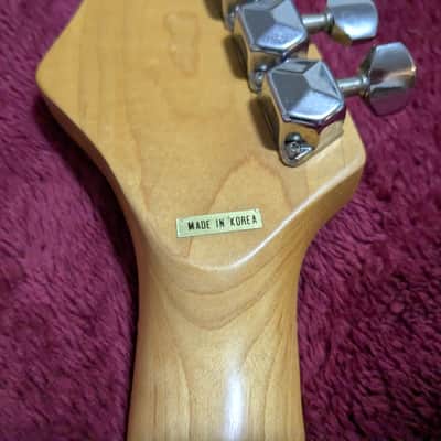 Harmony H-80T Strat Copy 1980s - Sunburst - Made in Korea image 4