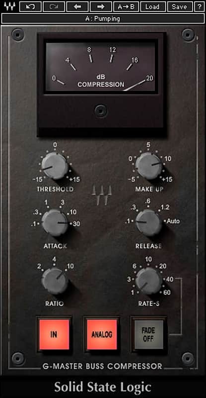Waves SSL G-Master Buss Compressor Plugin image 1